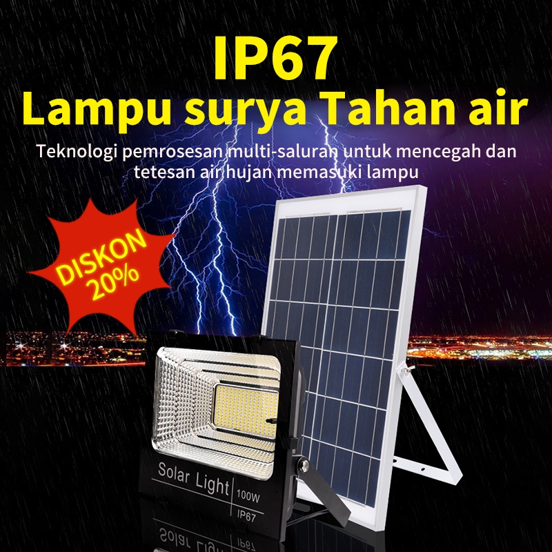 Jual LAMPU SOROT SOLAR CELL LED TENAGA SURYA LAMPU TENAGA MATAHARI ...