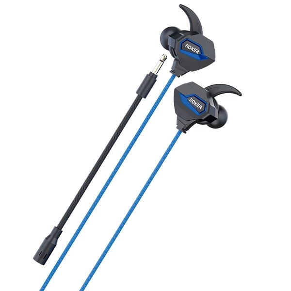 Earphone / Headset Gaming Roker Ak47 SUARA EXTRA LOUD BASS