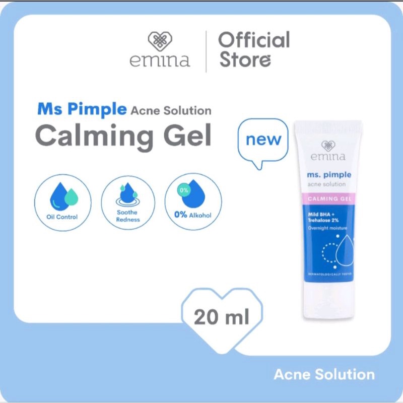 Jual Ms Pimple Acne Solution Calming Gel 20ml | Shopee Indonesia