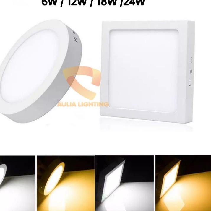 Jual WYA264 Lampu downlight LED OB panel 6W 12w 18w kotak bulat outbow ...