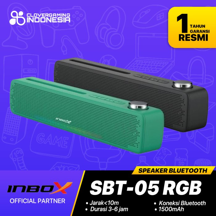 Jual Inbox SBT05 RGB Wireless Bluetooth Speaker Gaming Stereo