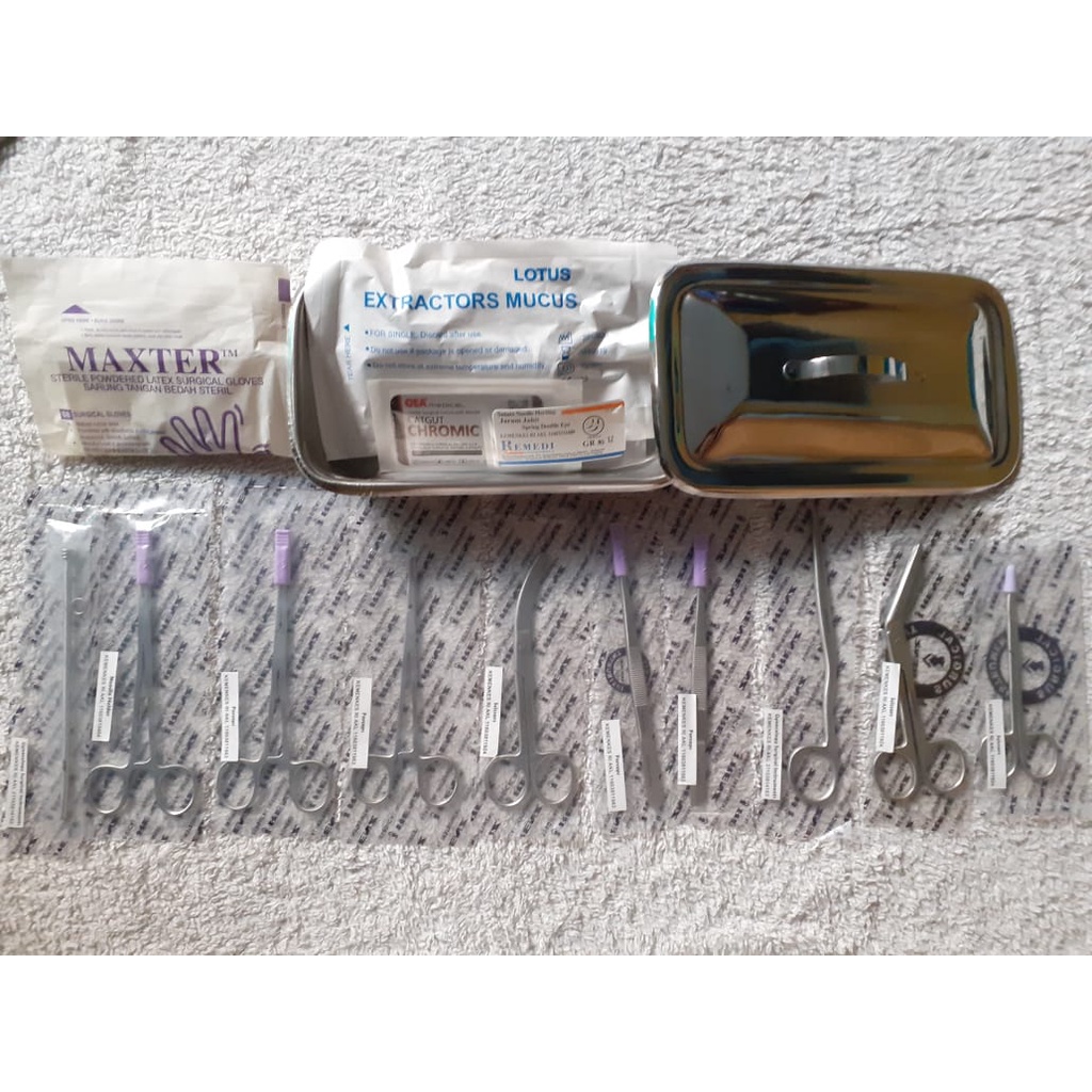 Jual Alat Medis Partus Set RENZ 15 Item Partusset Partus Set Alat ...