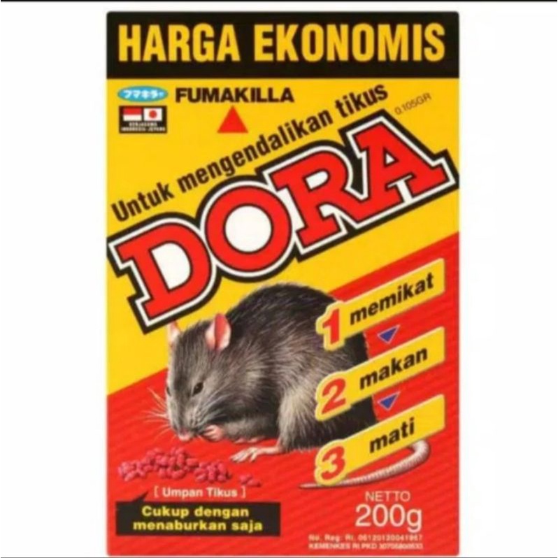 Jual Dora racun tikus 200gr | Shopee Indonesia