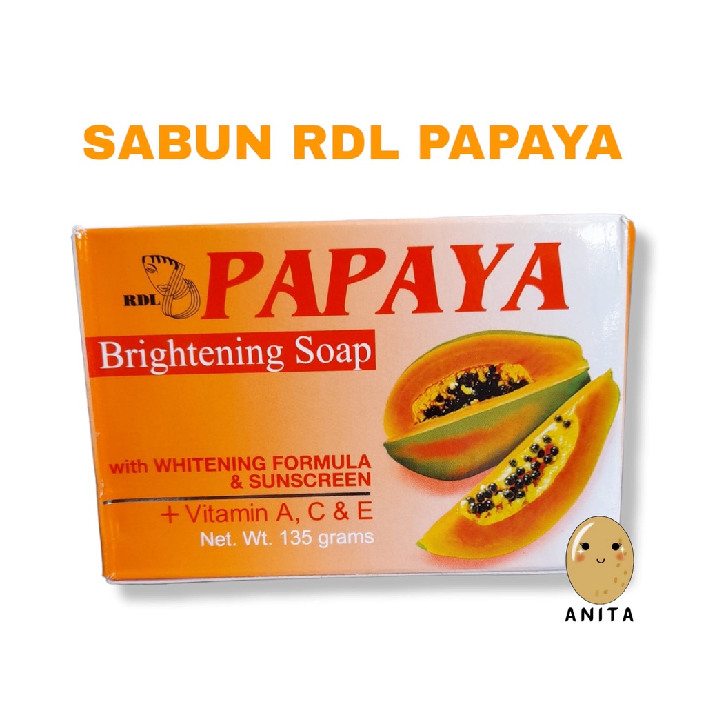 Jual SABUN RDL PAPAYA 135 G, RDL PAPAYA BRIGHTENING SOAP 135 GRAM