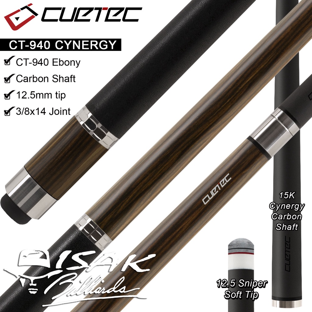 Jual Cuetec Cynergy Svb Carbon Shaft Ebony Shane Van Boening Cue