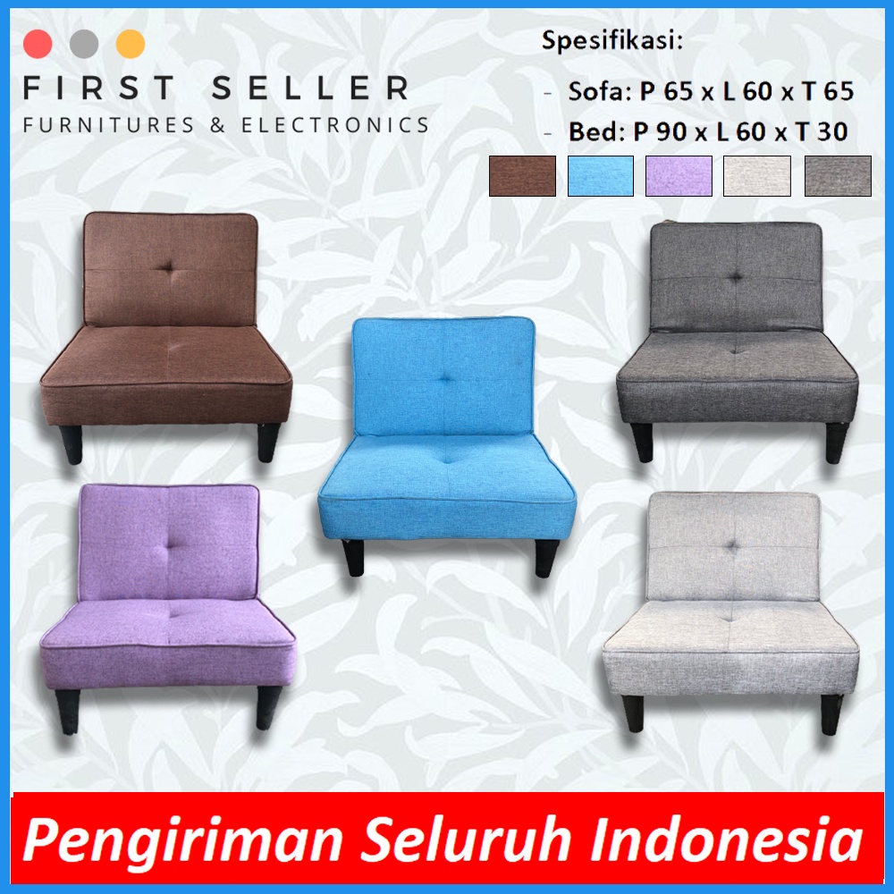 Jual SOFA BED 1 SITTER / SOFABED RECLINING MINIMALIS 1 SITTER COMFY ...