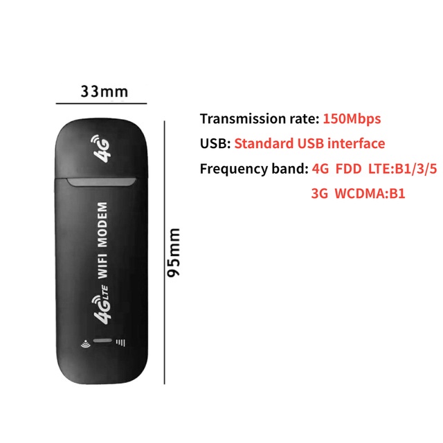 Jual [ready Stock] Modem Wifi Usb 4g All Operator Lte Modem Usb 500mbps Modem Mifi Cod Support