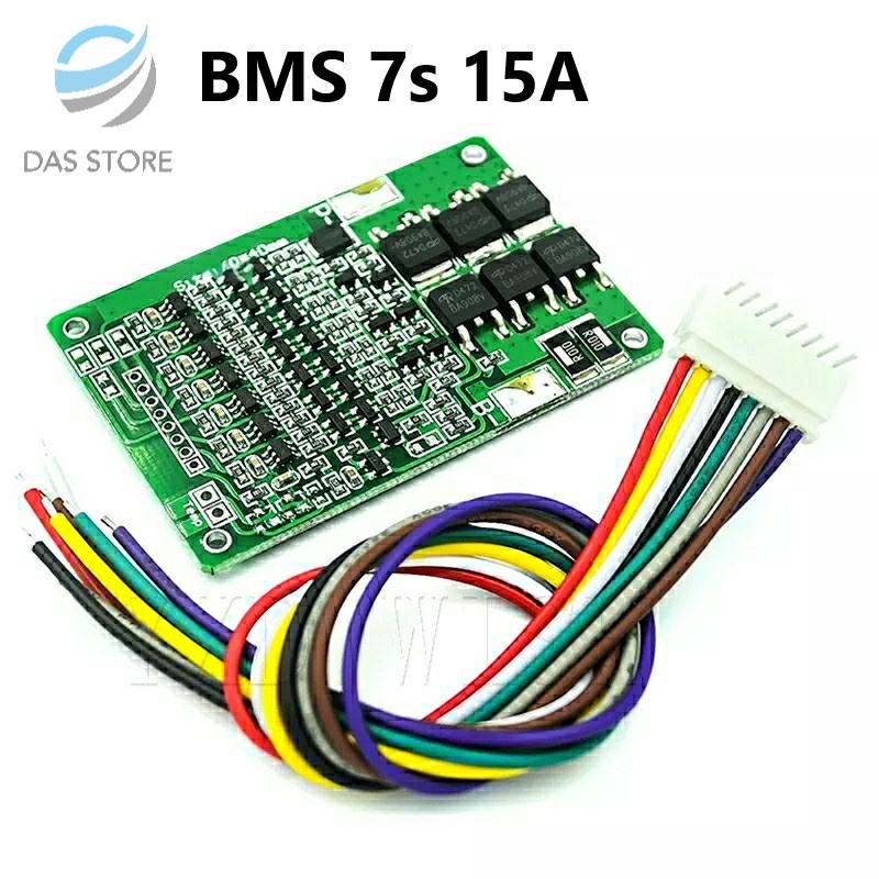 Jual BMS 7S 25.9V Battery charger module li ion li polymer 18650 modul ...