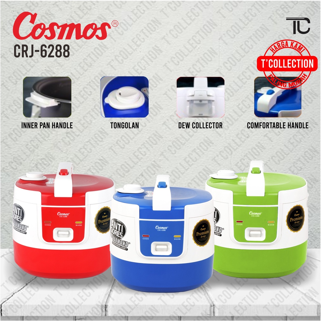 Jual Cosmos Harmond CRJ6288 Rice Cooker 2 L Shopee Indonesia