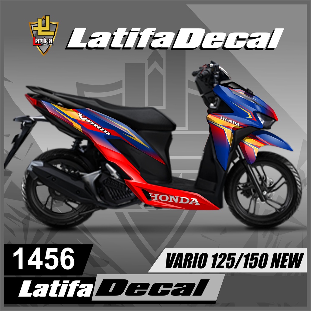 Jual Decal Sticker VARIO 125/150 NEW Full Body Stiker Skotlet VARIO