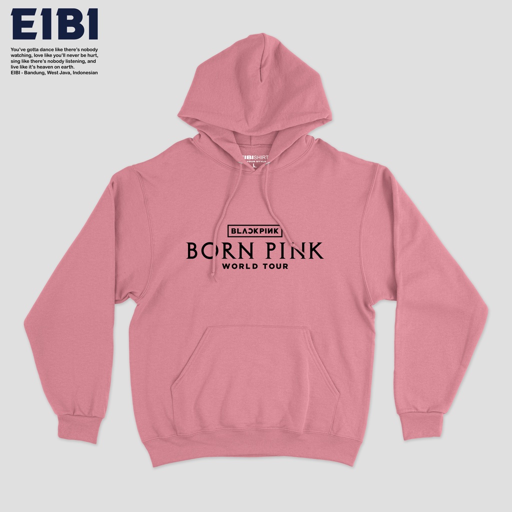 BLACKPINK ワールドツアー トレーナー ピンク(short) Hoodie] BLACKPINK Born Pink World Tour Unisex (Pria Wanita
