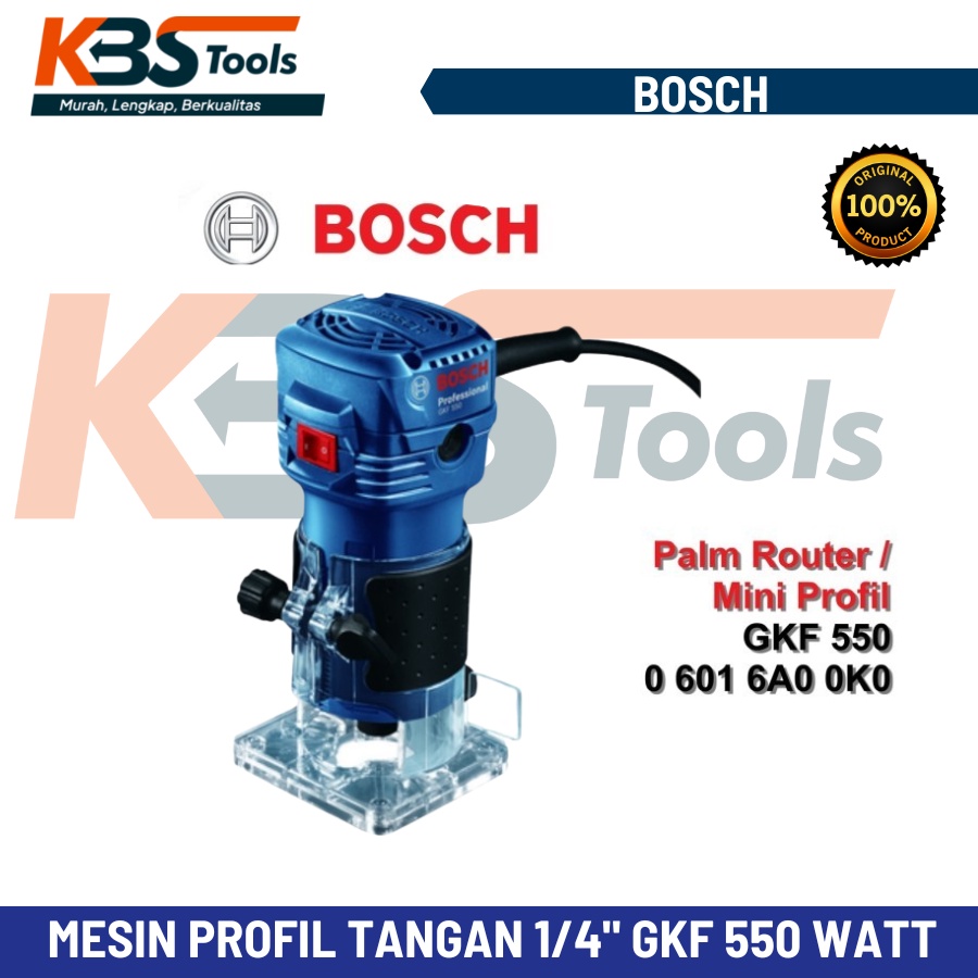 Jual Bosch Mesin Profil Kayu Gkf Watt Router Trimmer Tangan