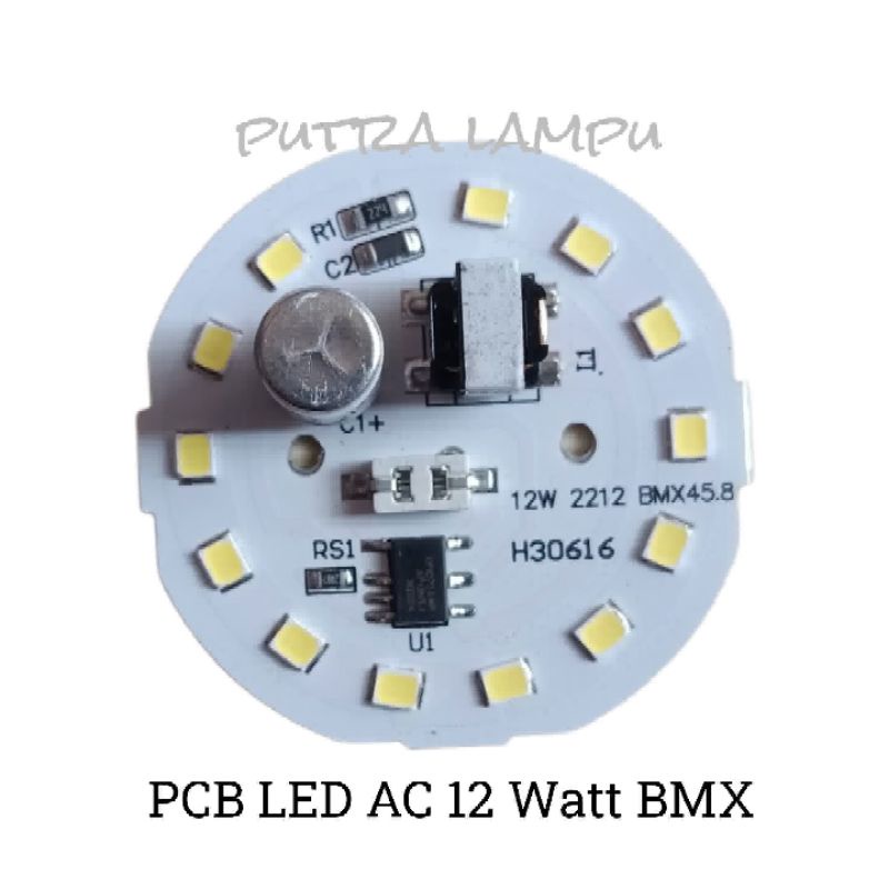 Jual PCB LED AC BMX 12 WATT LANGSUNG 220V | Shopee Indonesia