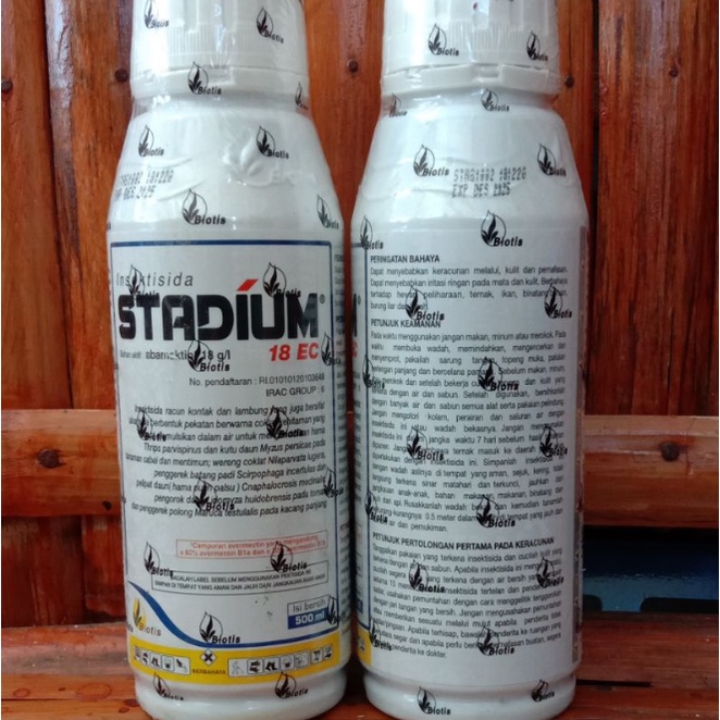 Jual Insektisida STADIUM 18EC 500 ml Abamectin Akarisida Racun hama ...