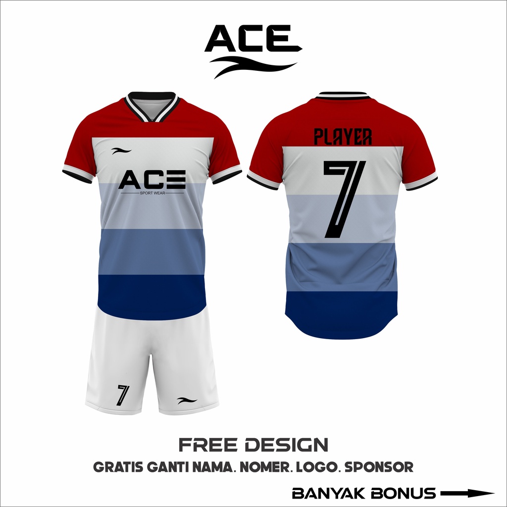 Jual Bisa Satuan Setelan Jersey Baju Kaos Futsal Custom Desain Free Nameset Shopee Indonesia