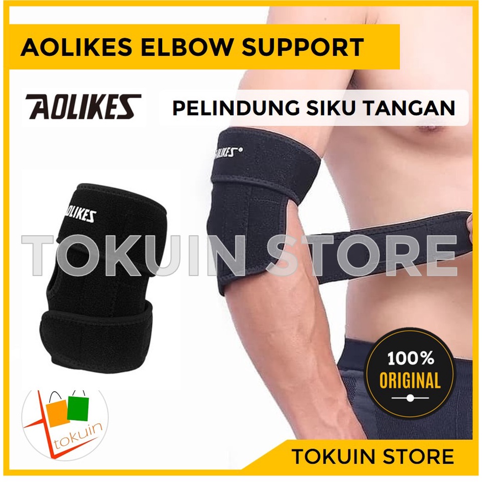 Jual Aolikes Elbow Support Wrap Pad Deker Pelindung Siku Tangan Lengan