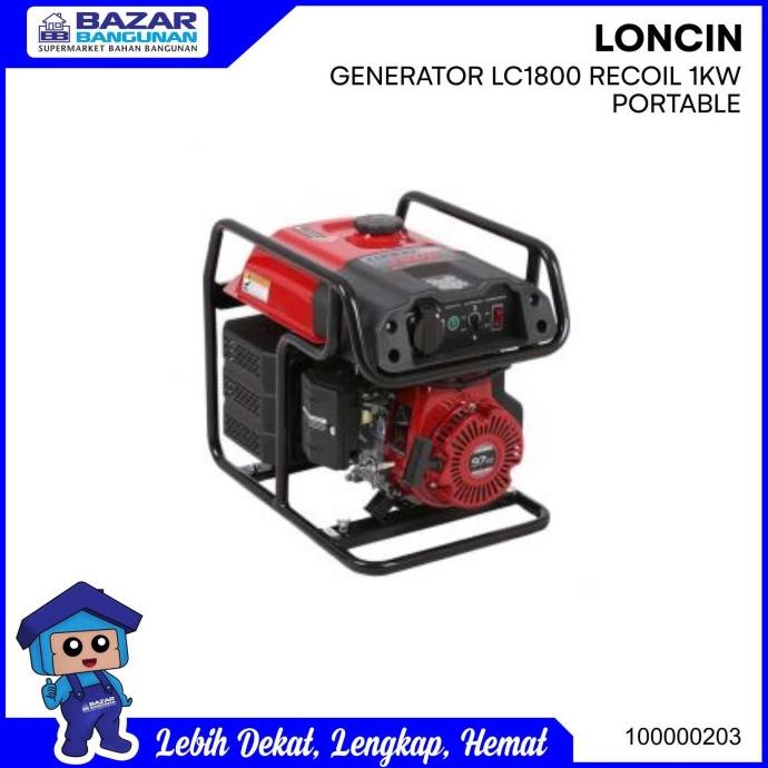 Jual Mesin Genset Generator Listrik Bensin Loncin Lc J Lc J W Shopee Indonesia