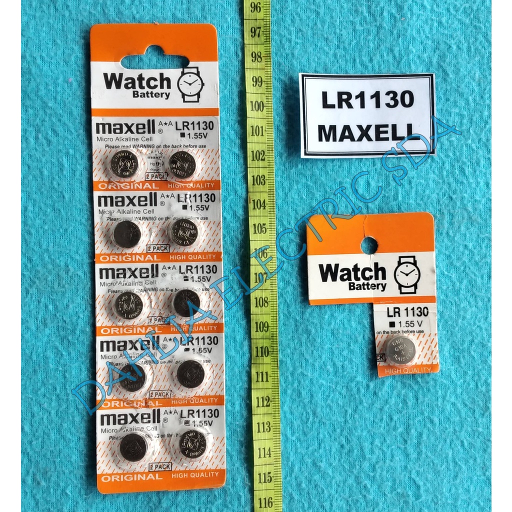 Jual BATERAI LR1130 MAXELL | Shopee Indonesia