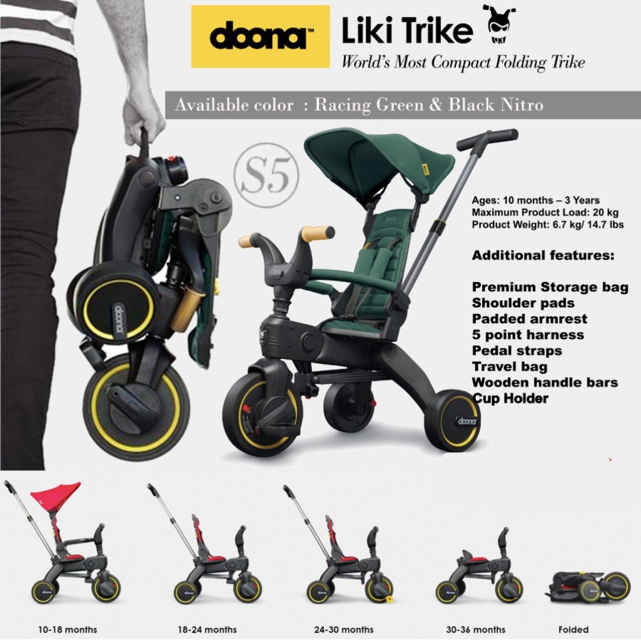 Doona Trike For 10 Month Old Doona Liki Trike S3 Malaysia