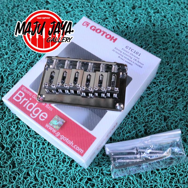 Jual tremolo fix fixed bridge gitar elektrik gotoh GTC101 japan Shopee Indonesia