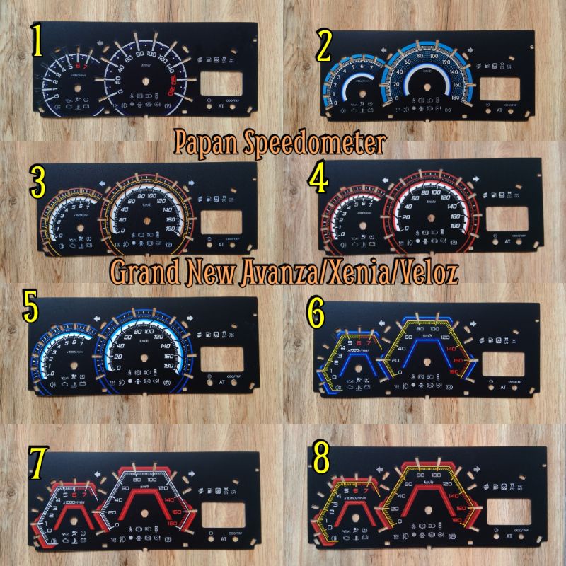 Jual Grand New Avanza/Xenia/Veloz (Papan Speedometer Variasi) | Shopee ...