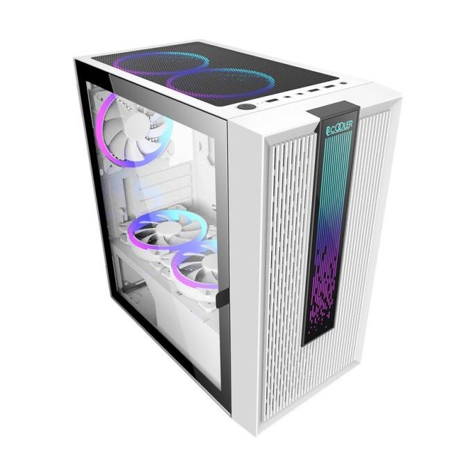 Jual CASING PCCOOLER PC COOLER Platinum LM200 MESH RGB MATX WHITE