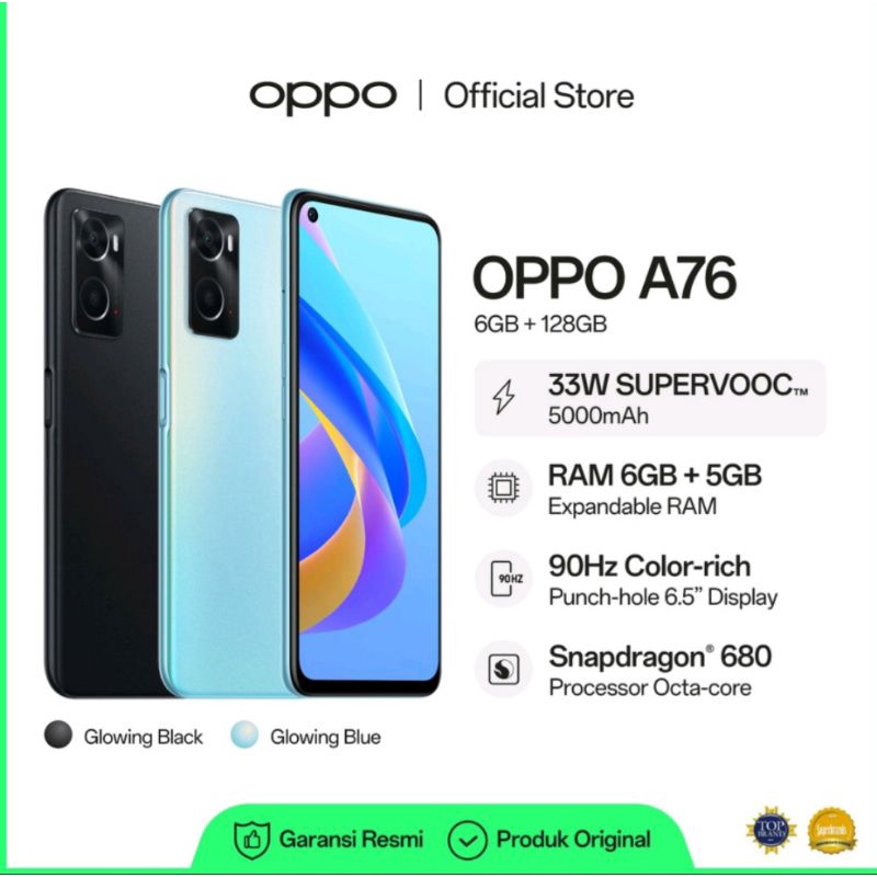 Jual Oppo A76 6GB/128 GB | Shopee Indonesia