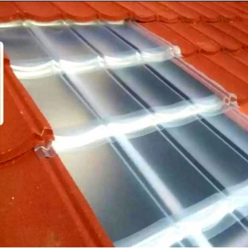 Jual Atap Genteng Plastik GentPlast Bening Transparan Tebal | Shopee