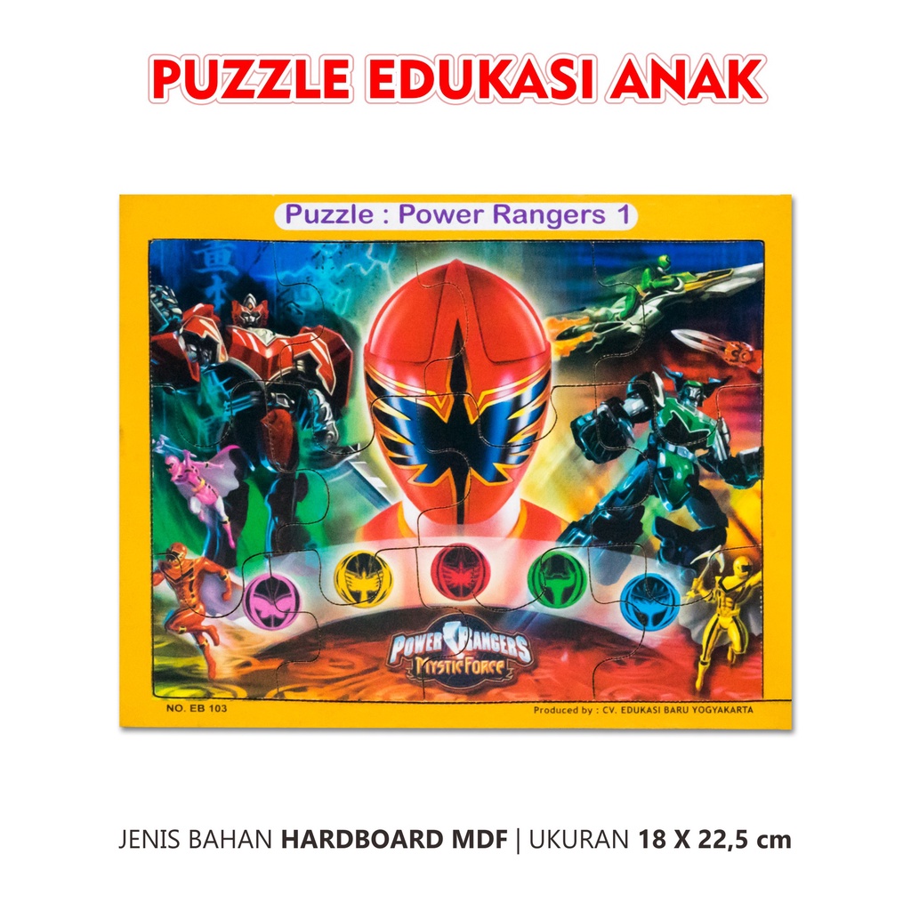 Jual Puzzle Edukasi Anak / Puzzle Kayu / Puzzle Anak Seri Kartun ...
