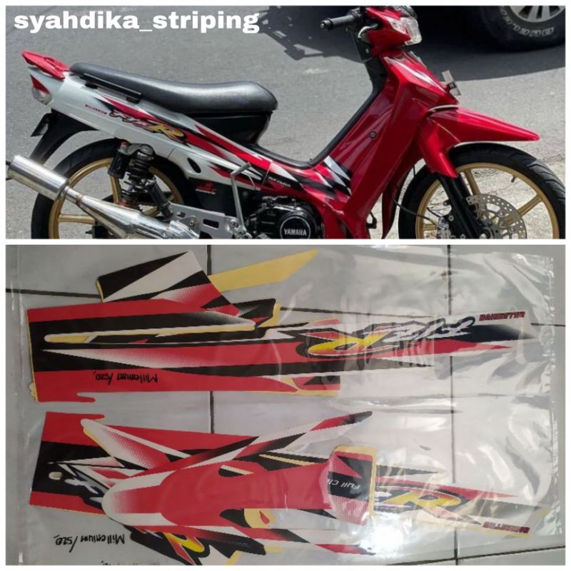 Jual Stiker Striping Lis Body Yamaha Fizr F Zr Fiz R Millenium Milenium