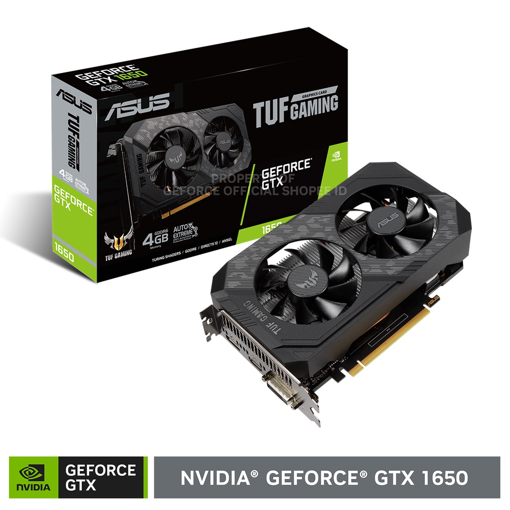 Jual ASUS TUF GAMING GeForce GTX 1650 | 4GB GDDR6 | Shopee Indonesia