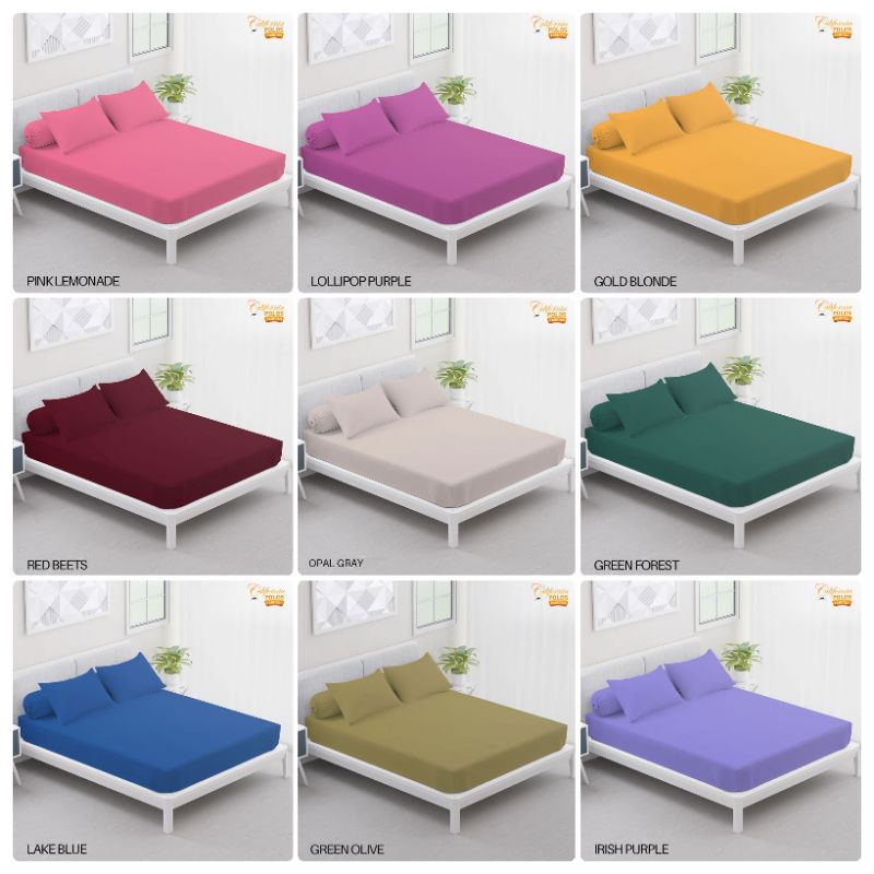 Jual CALIFORNIA Sprei Polos 180x200 Tinggi 30 Cm / Seprai 180x200 Polos ...