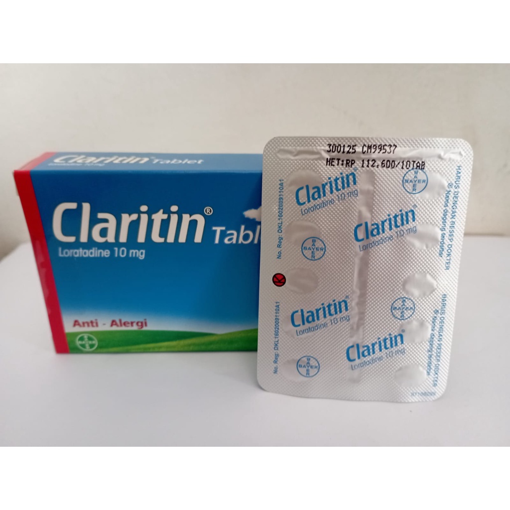 Jual CLARITIN 10MG 1 STRIP 10 TABLET | Shopee Indonesia