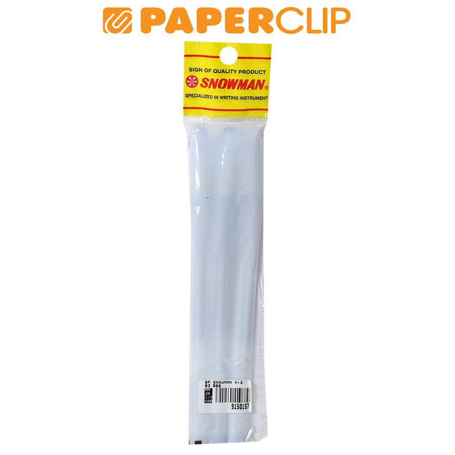 BALLPOINT / PEN SNOWMAN V-3 ISI 3 BIRU (3)