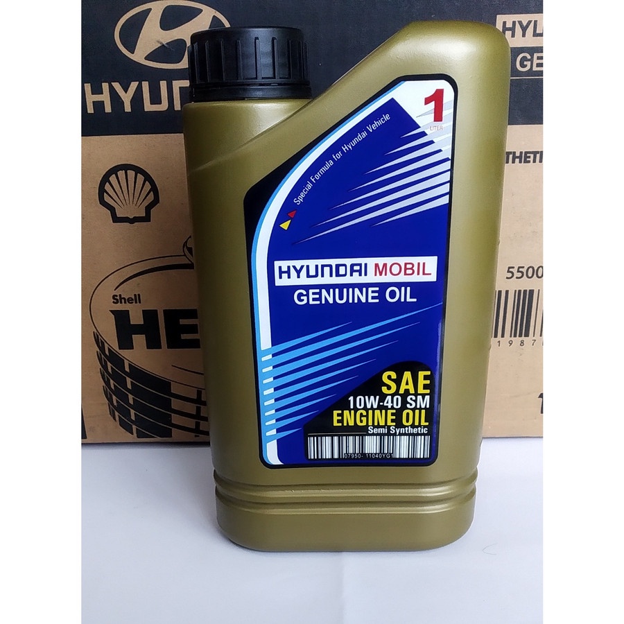 Jual HYUNDAI ENGINE OIL HMGO 1L (10W-40 SM) | Shopee Indonesia