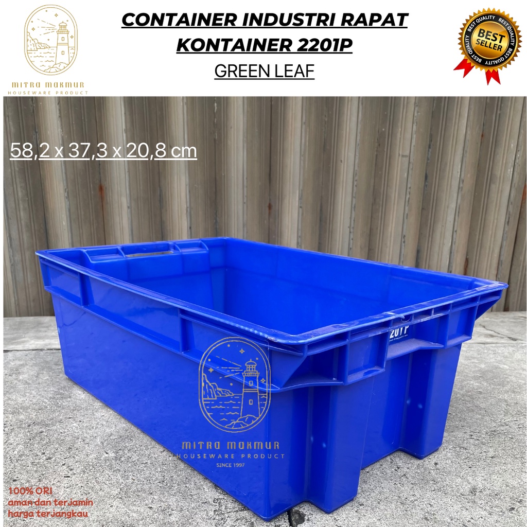 Jual SALE!! CONTAINER BOX INDUSTRI 2201P GREEN LEAF / KONTAINER BOX ...