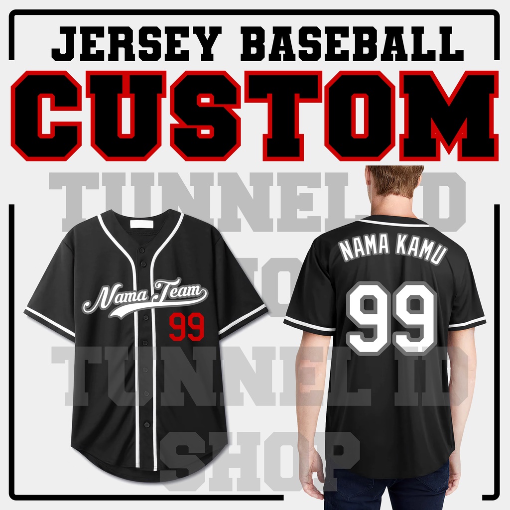 Kaos sales baseball custom