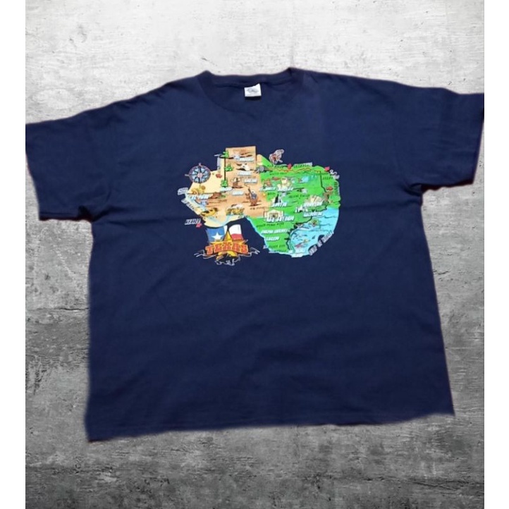 Jual Vintage 90s Delta art map cartoon texas | Shopee Indonesia