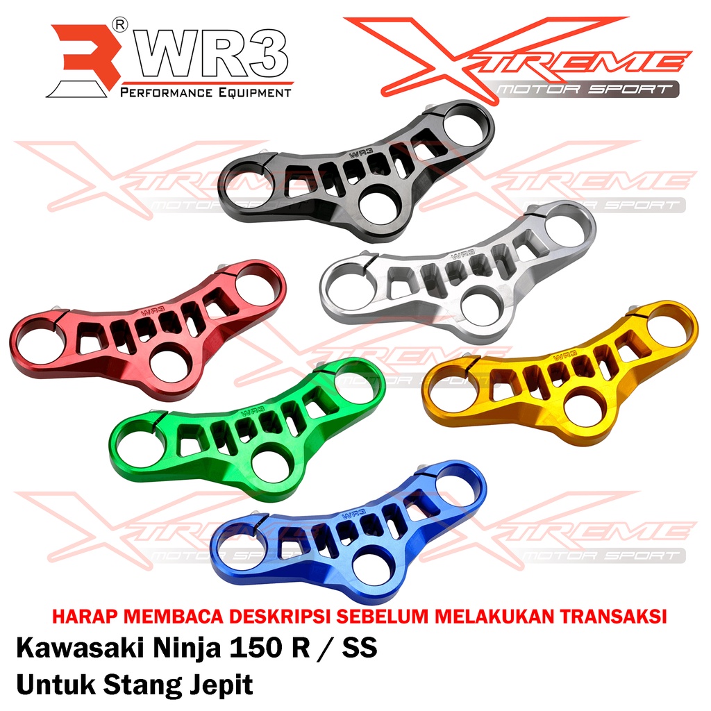 Jual Segitiga Stang Triple Clamp Wr Kawasaki Ninja Rr R Ss R Rr Ss