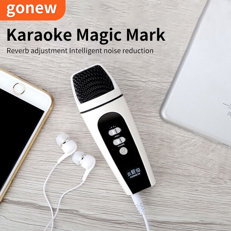 Jual Gonew MC-919 Mikrofon untuk Karaoke KTV PC Android iPhone | Shopee ...