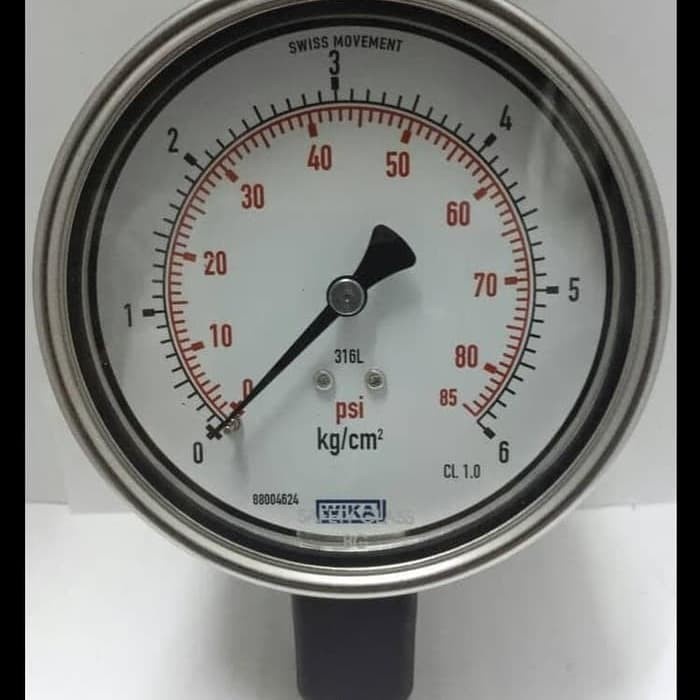 Jual pressure gauge wika 232.50.100 6kg/cm2 Shopee Indonesia