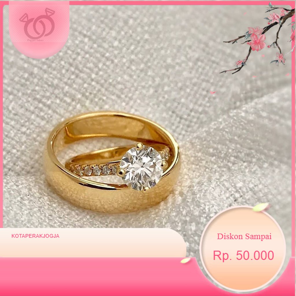 Jual Cincin Kawin Nikah Tunangan Couple Pernikahan Perak Pasangan 181