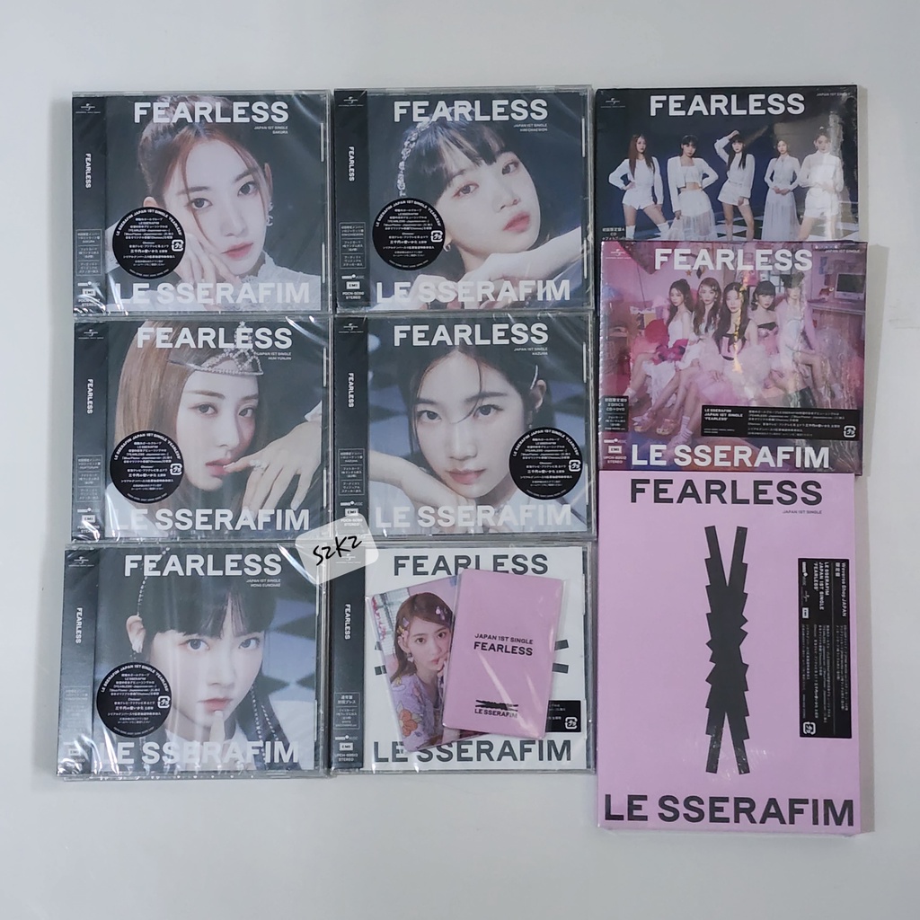 Jual ALBUM LE SSERAFIM FEARLESS JAPAN EDITION (READY STOCK WITH
