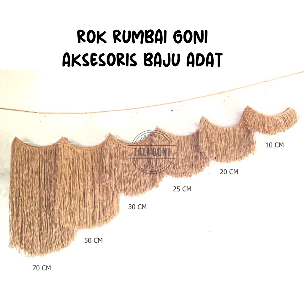 Jual Rumbai goni custom ukuran panjang WAJIB CHAT TERLEBIH DULU ...