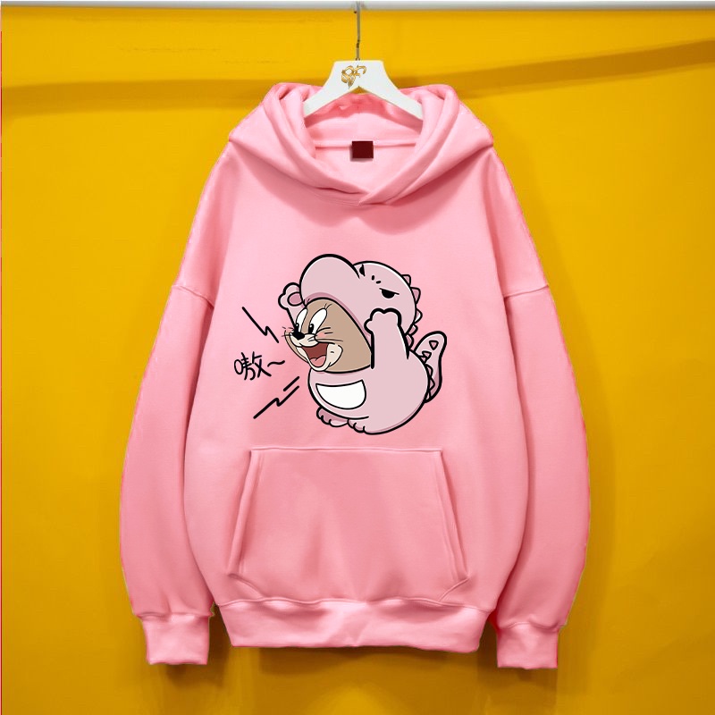 TOM AND JERRY LS LIGHT WEIGHT HOODIE TOM AND JERRY LS LIGHT WEIGHT HOODIE