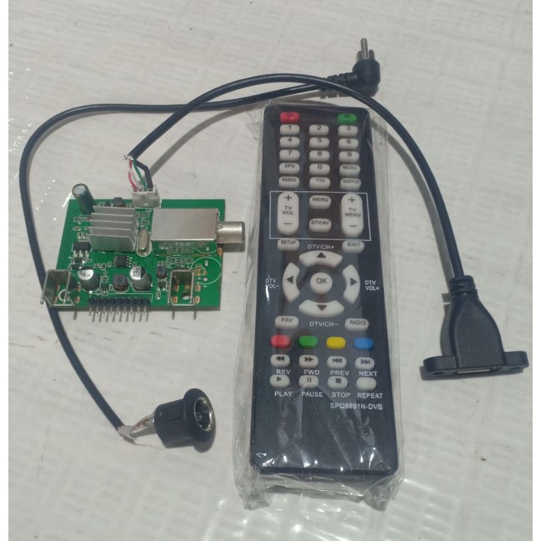 Jual Tuner tv digital DVBT2 universal dvb board t2 untuk menangkap ...