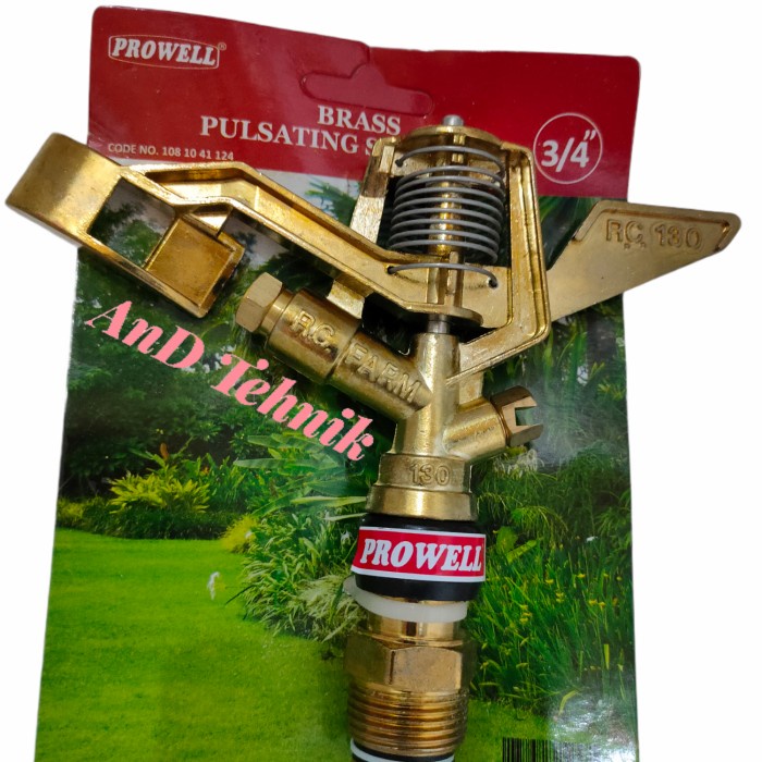 Jual Sprinkler Sprinkler Taman Kuningan / Tabok / Brass Pulsating ...