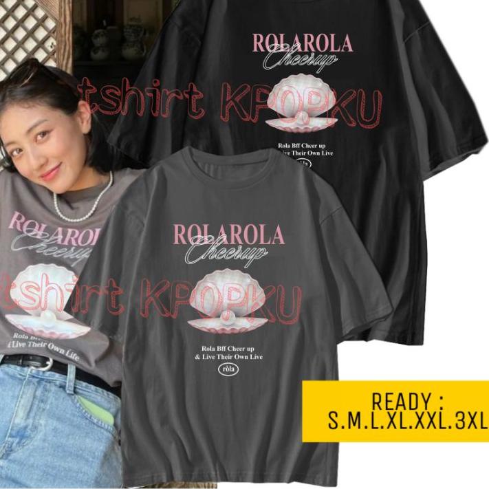 Jual Cod Kaos Korea Park Jihyo Twice Rola Kerang Mutiara Print Shopee Indonesia