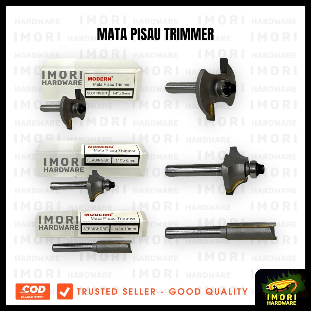 Jual MODERN Mata Profil Straight Sloting Beading Bit 3 - 16mm | Shopee ...