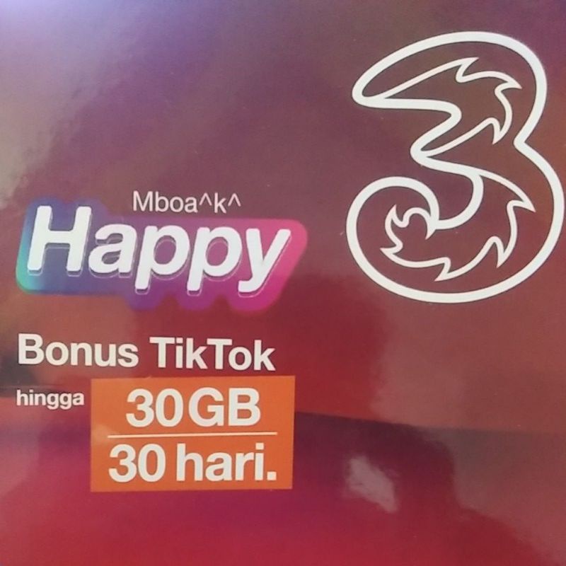 Jual Kartu Perdana Tri Happy S S+ | Shopee Indonesia